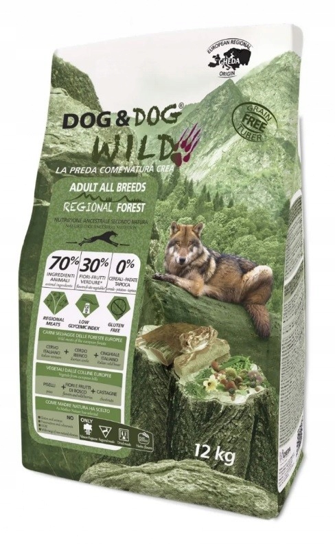 Dog&Dog Wild Regional Forest 12kg -Aż 41% białka