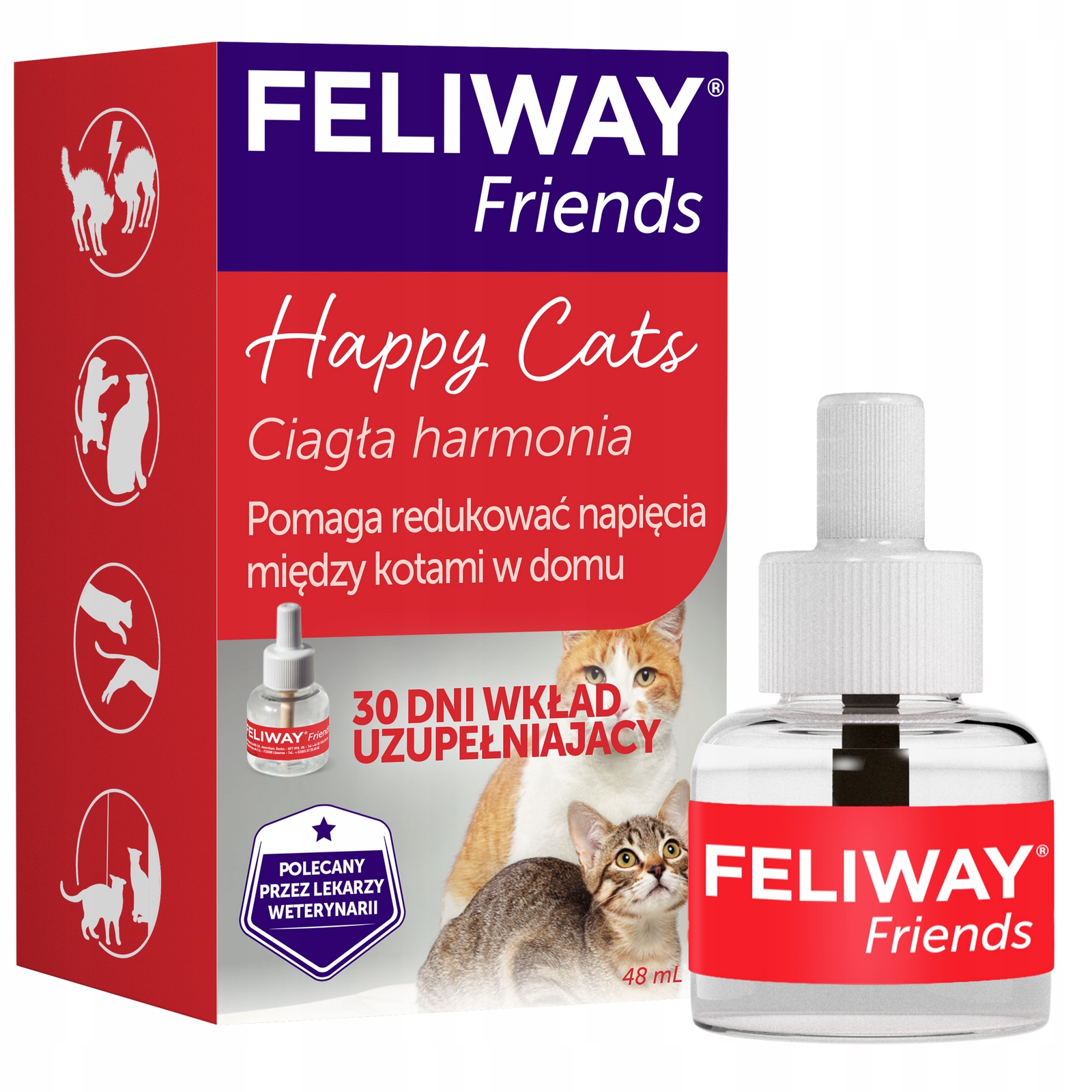 Levně Ceva Animal Health Polska Sp. Z O.o Feliway Friends Náplň do difuzéru 48 ml
