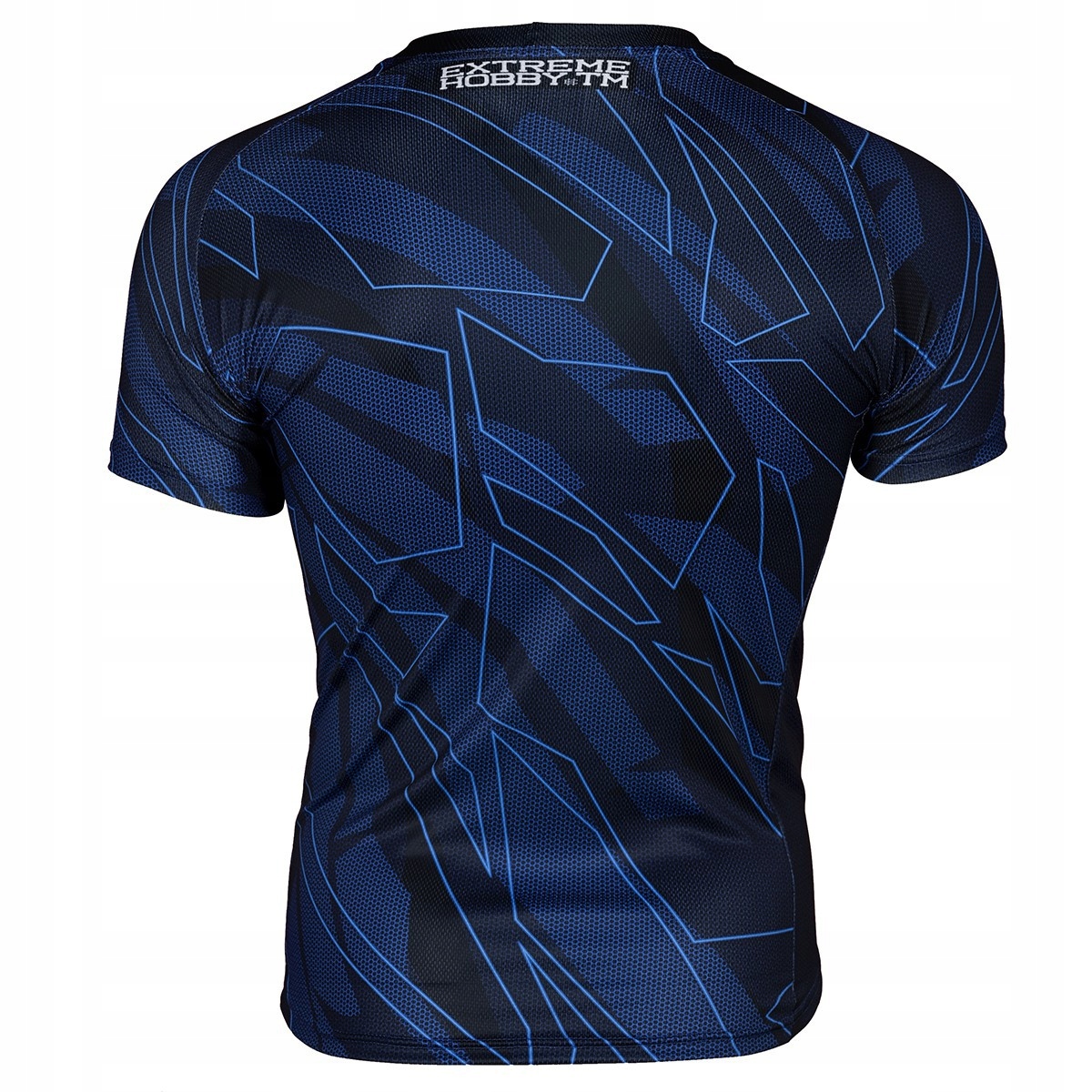 Koszulka techniczna SHADOW NIEBIESKI M Rękaw krótki rękaw