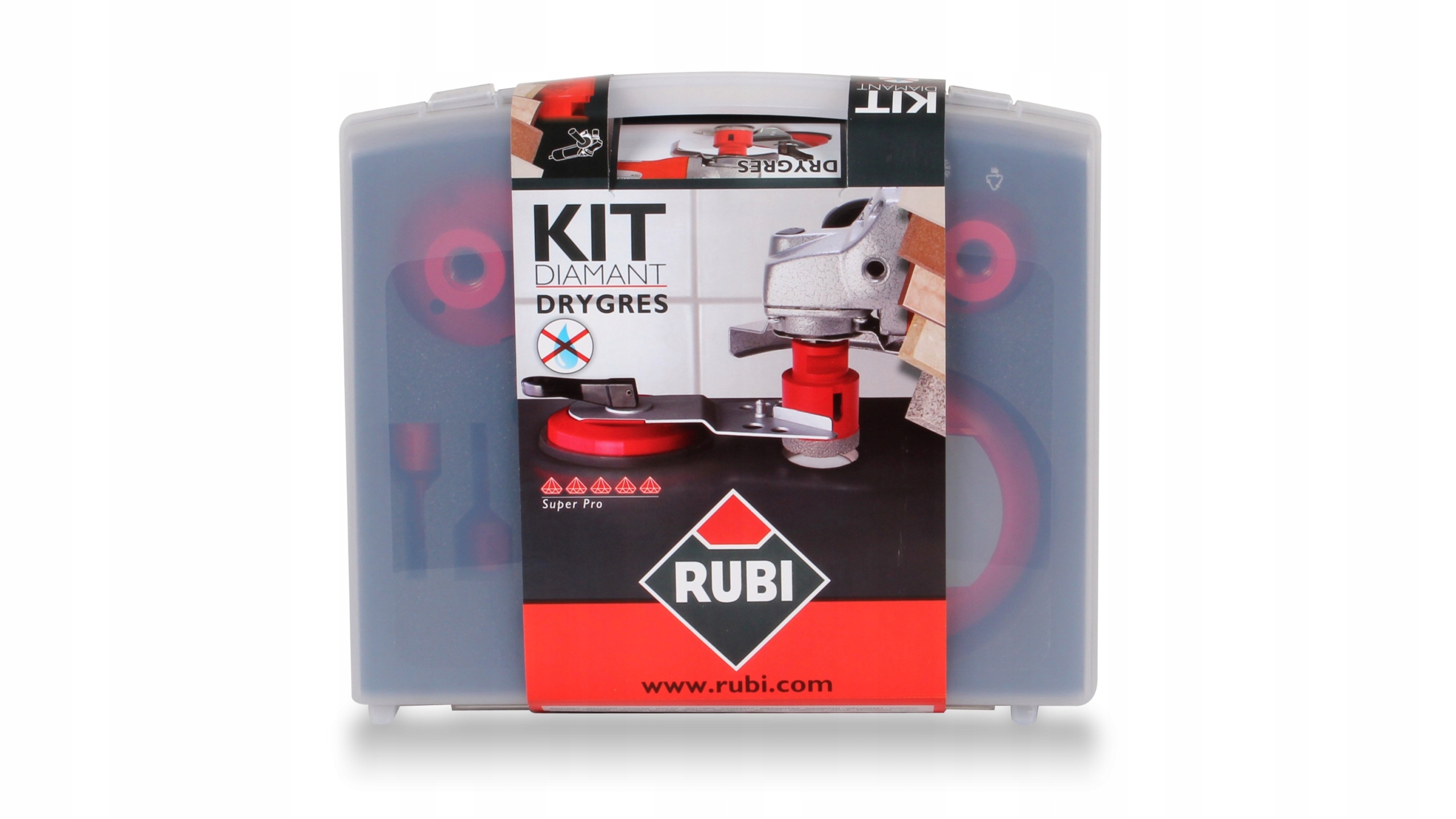 RUBI ZESTAW WIERTEŁ DIAMENTOWYCH DRYGRES 06969 Marka Rubi