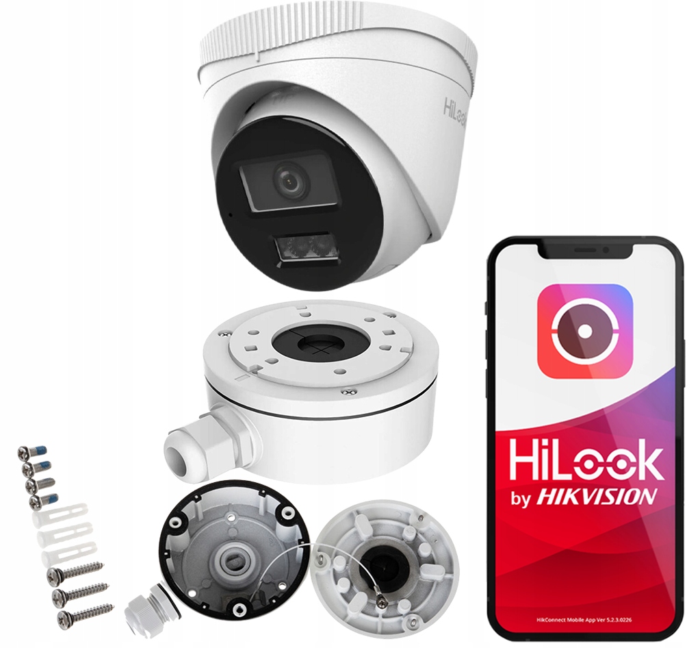 HiLook by Hikvision Sieťová kamera IPCAM-T2-30DL plechovka 2MPx Aplikácia