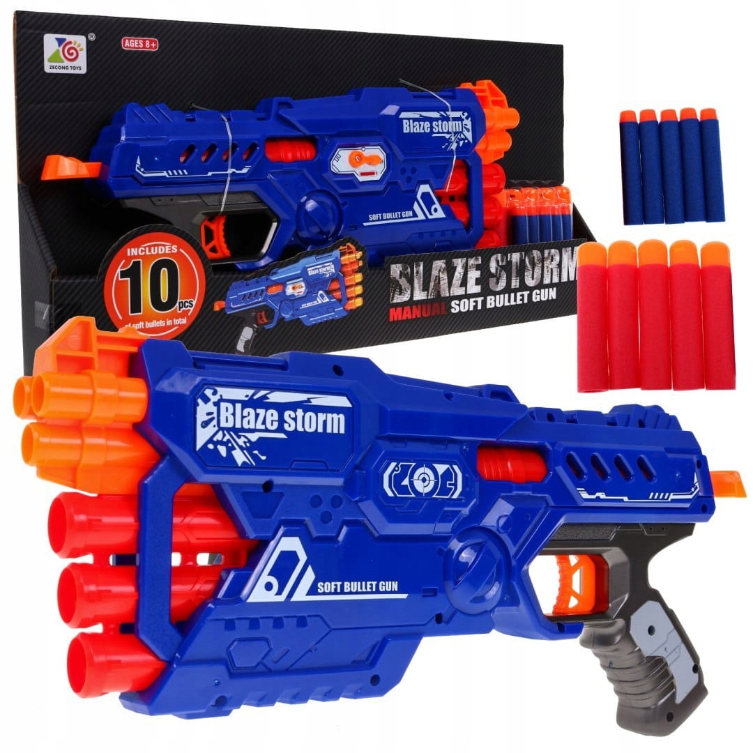 

Pistolet Niebieski Strzałki piankowe