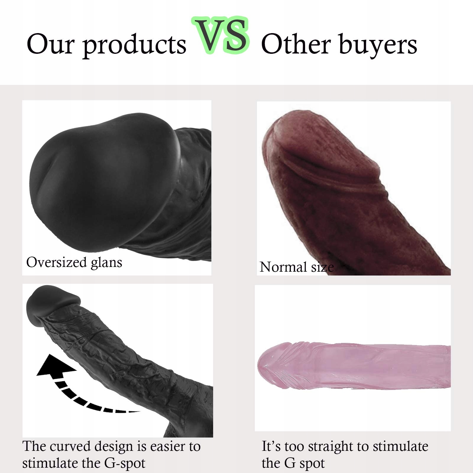 Realistyczny Dildo z Przyssawką, Czarny Silikonowy Penis — miniatura 6