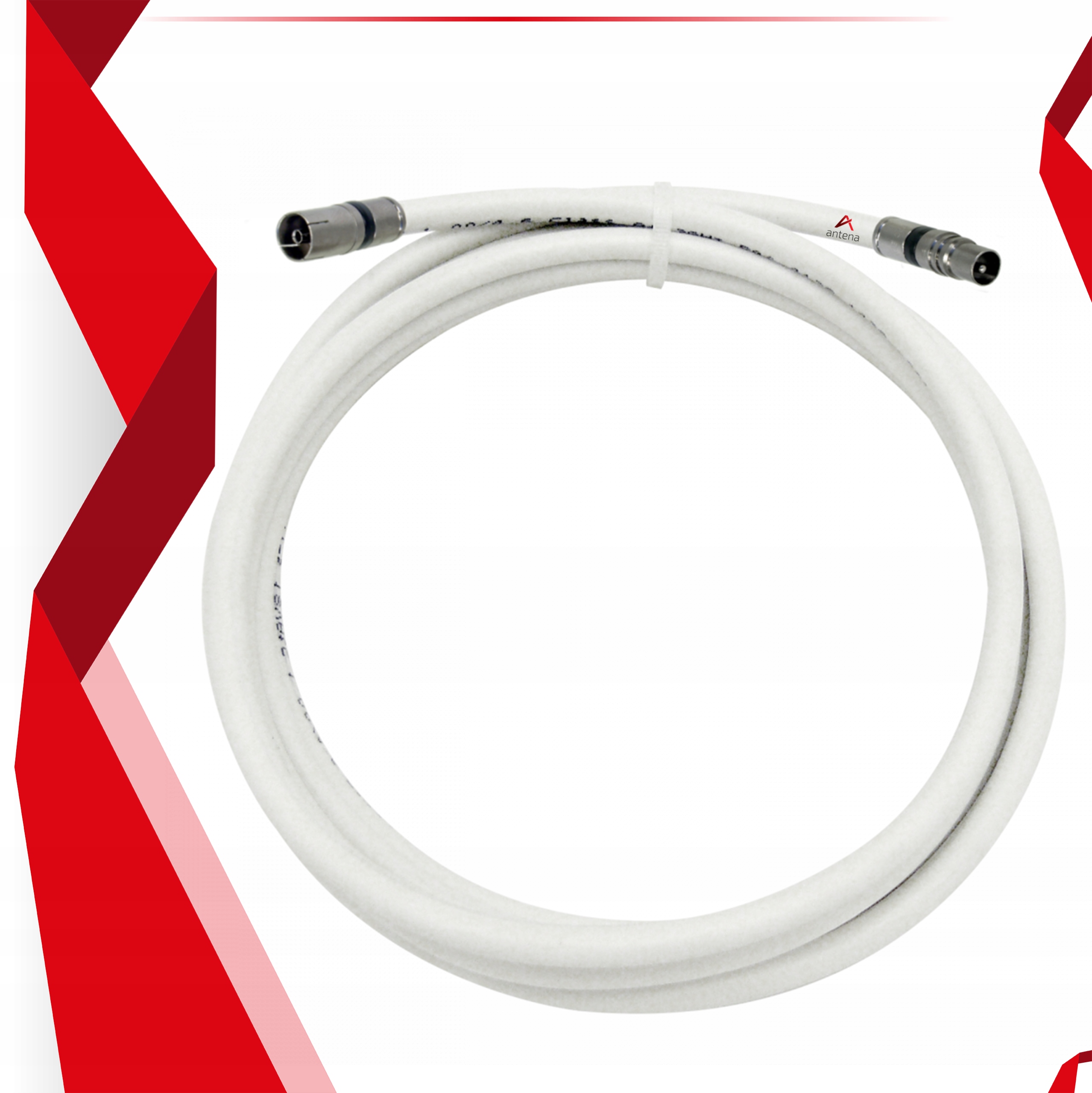 Kabel antenowy Wtyk i Gniazdo Antenowe 17M 1,16CU Marka inna