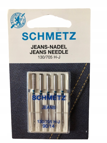 

Igły Półpłaskie Schmetz 130-705H 90/14 Jeans -5SZT