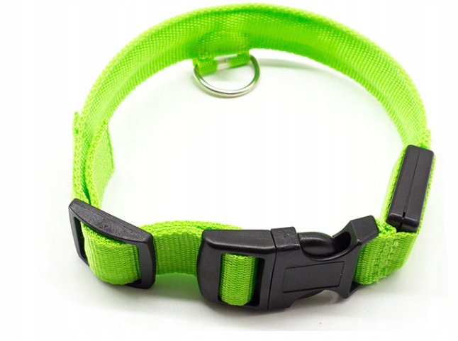 

Obroża Led r.S-41cm regulowana zielona świecąca