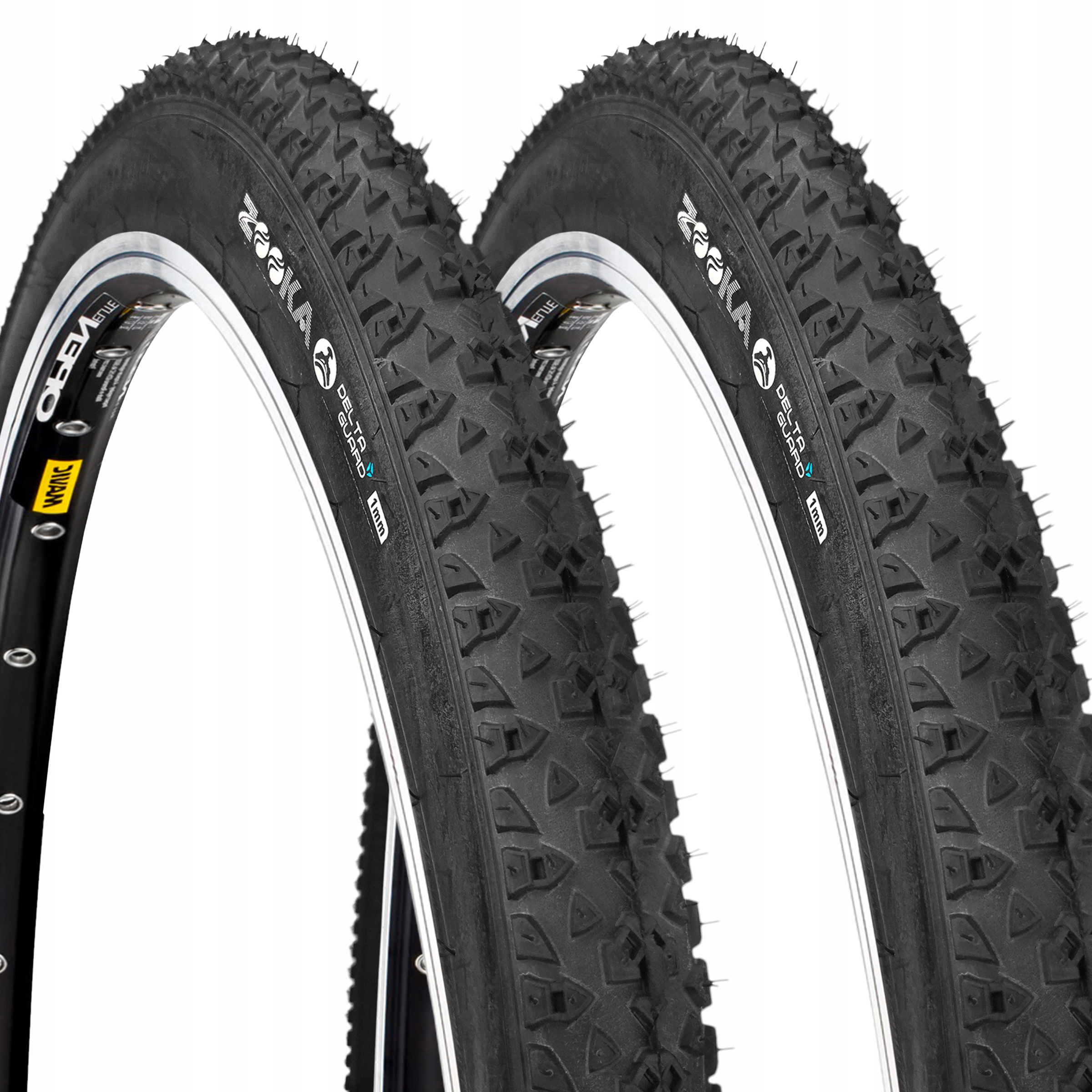 Komplet opon rowerowych Mtb Zooka Sprint-X 27.5x2.10 55-584 wkładka 1mm
