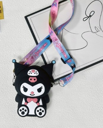 SILIKONOWA TOREBKA KUROMI HELLO KITTY Z PASKIEM ANIME KAWAI SANRIO Kod producenta 001ST