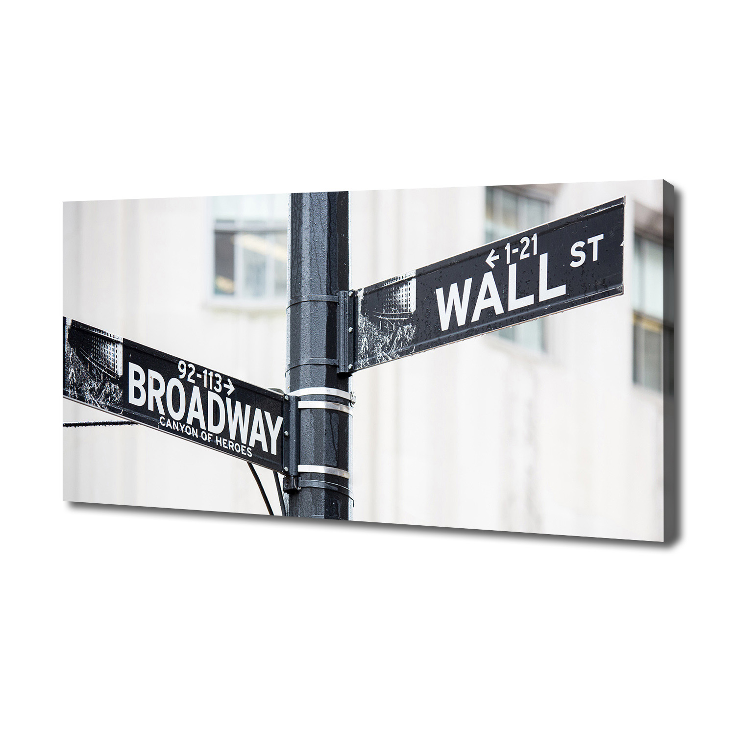 

Foto obraz na płótnie Wall street znak 140x70 cm