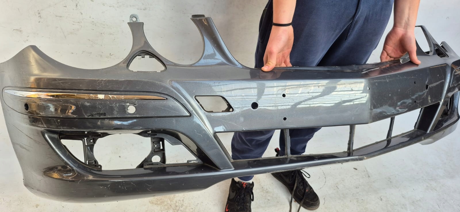 MERCEDES E-KLASA W211 LIFT 06-09 bumper front front SPR PDC