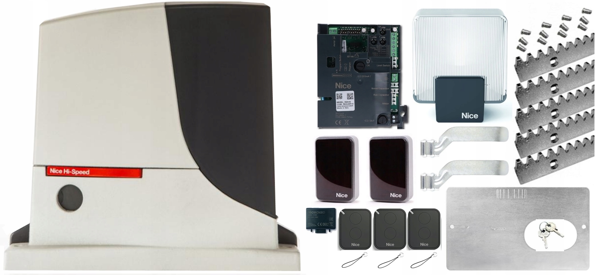 Pohon pro posuvné brány Nice Robus 500 Hi-speed