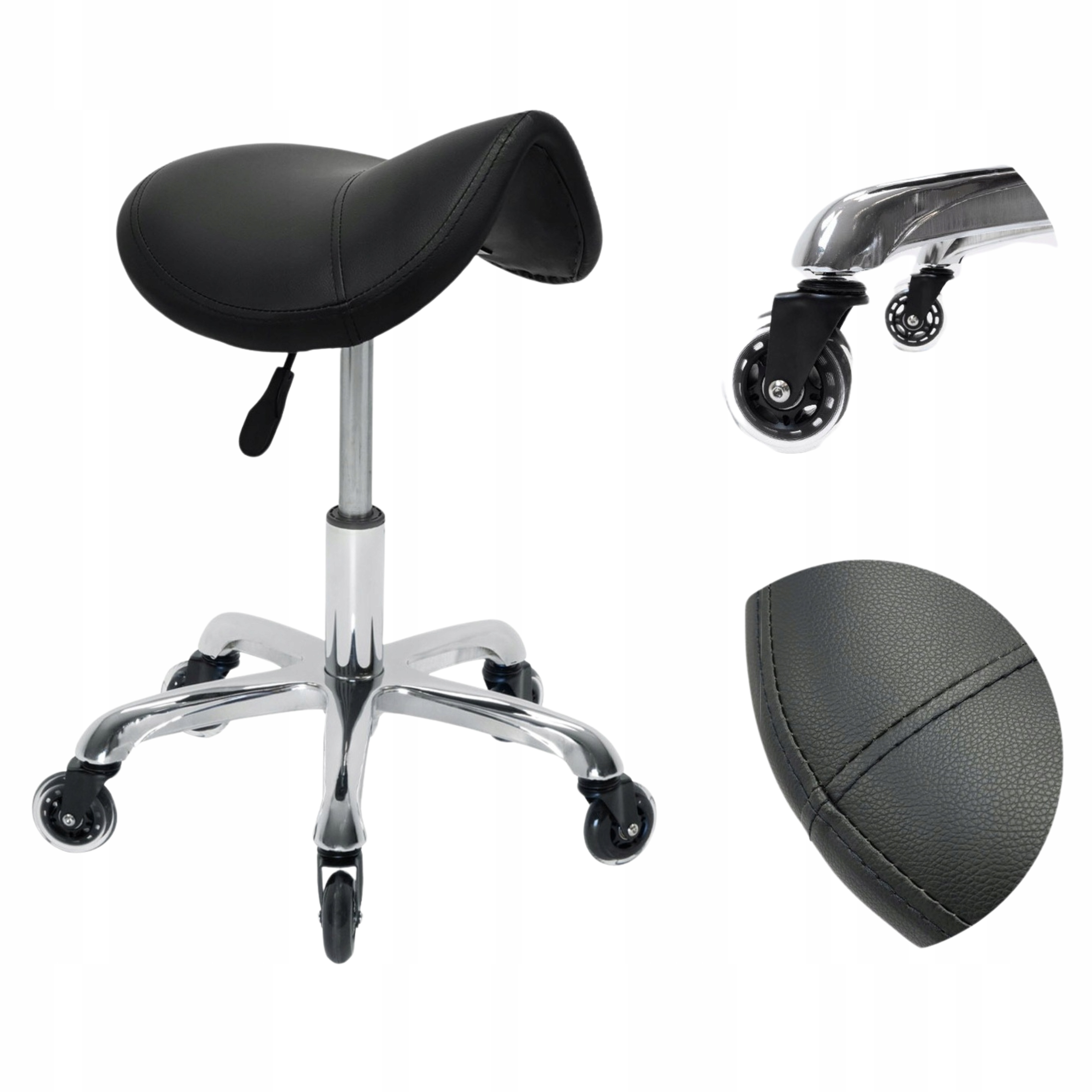 Taboret Fryzjerski Rodeo Stołek Hoker Siodło Tatuażu Regulowany Profilowany