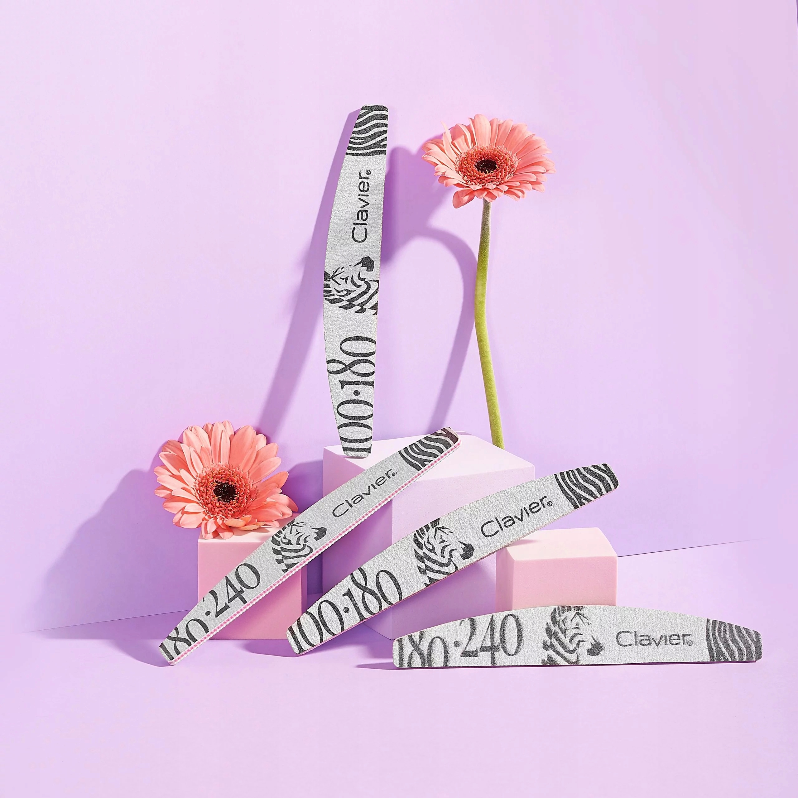 10 X PILNIK DO PAZNOKCI STERYLNY ŁÓDKA 100/180 Marka Clavier