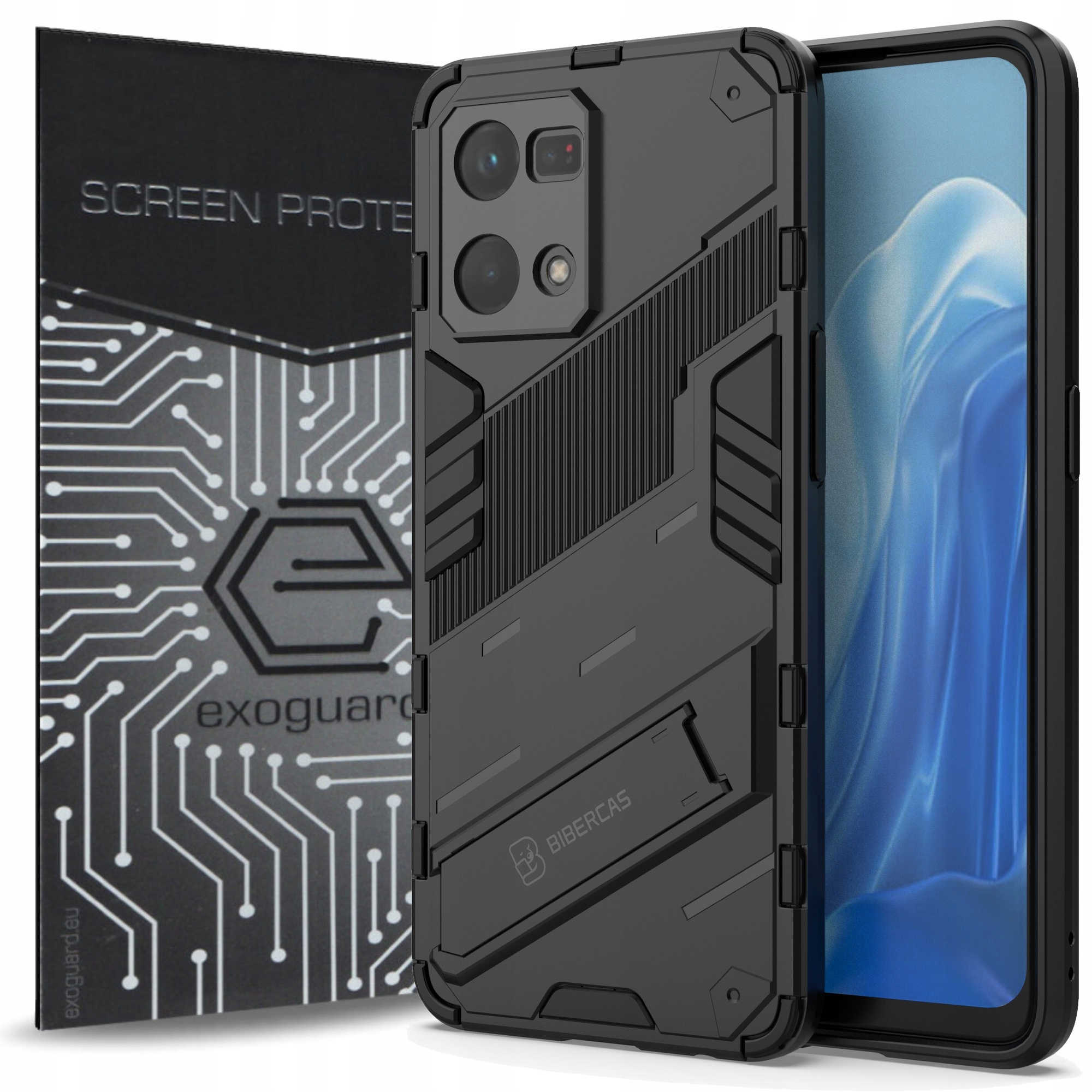 

Obudowa Etui Pancerne Szkło do Oppo Reno 7 (4G)