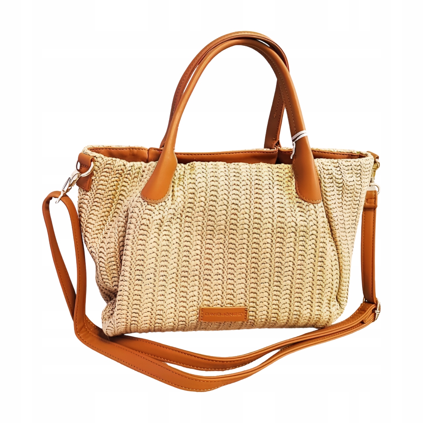 David Jones kabelka shopperka košík béžová s hnědou