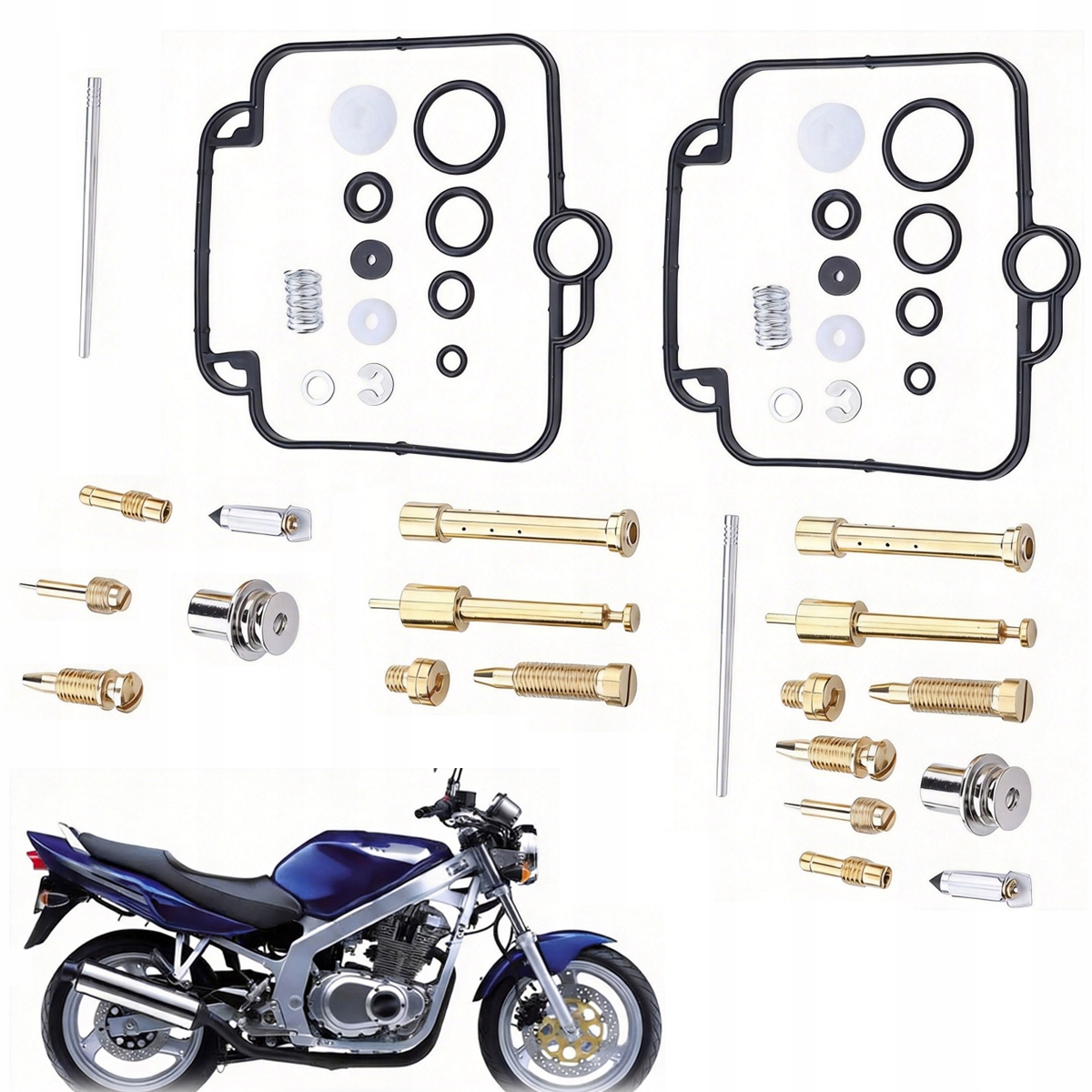 Nowy Zestaw naprawczy gaźnika do Suzuki GS500 GS500E GSX1100G DR250S DR350S