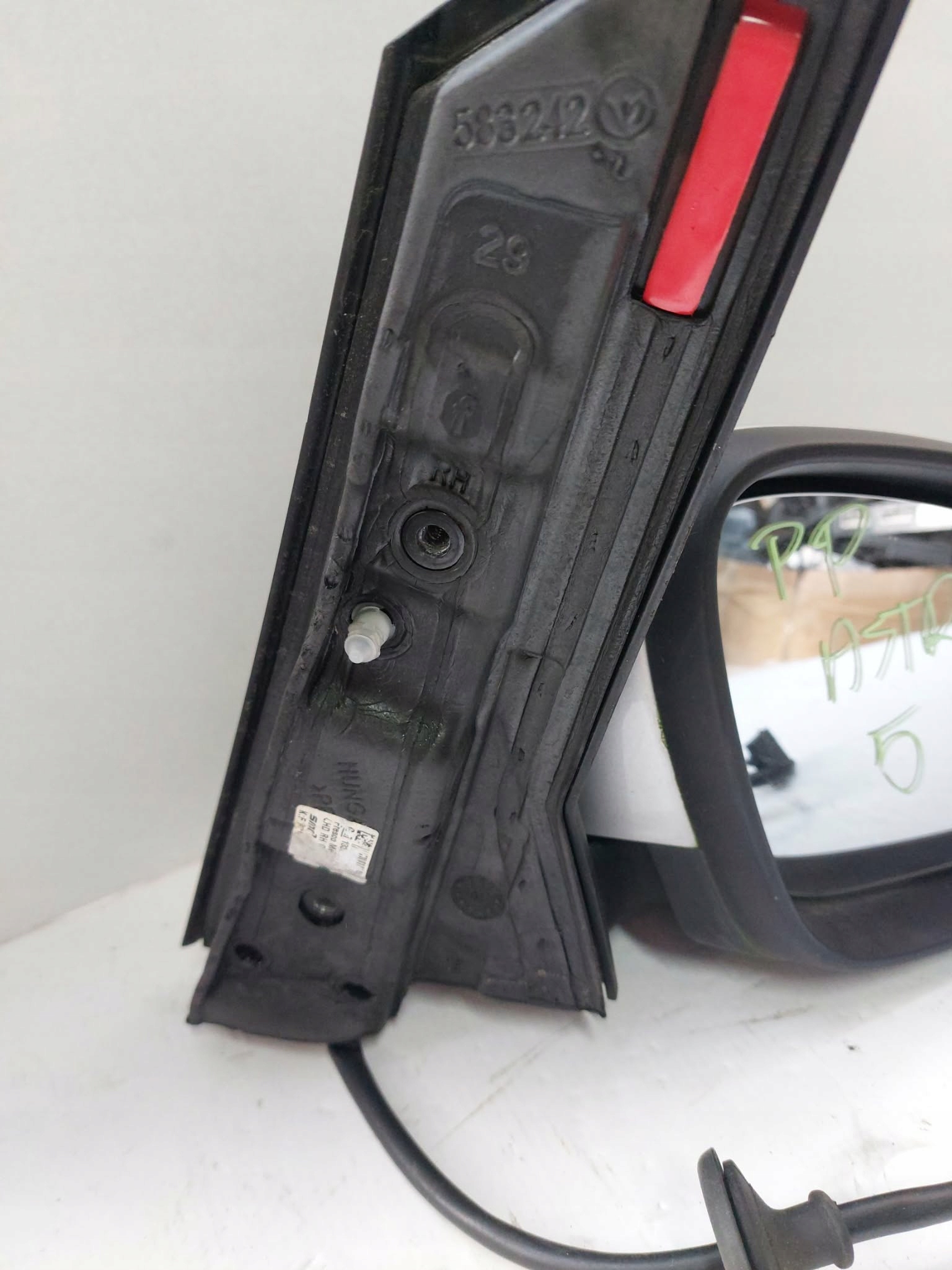 mirror exterior right OPEL ASTRA J IV 5 PIN