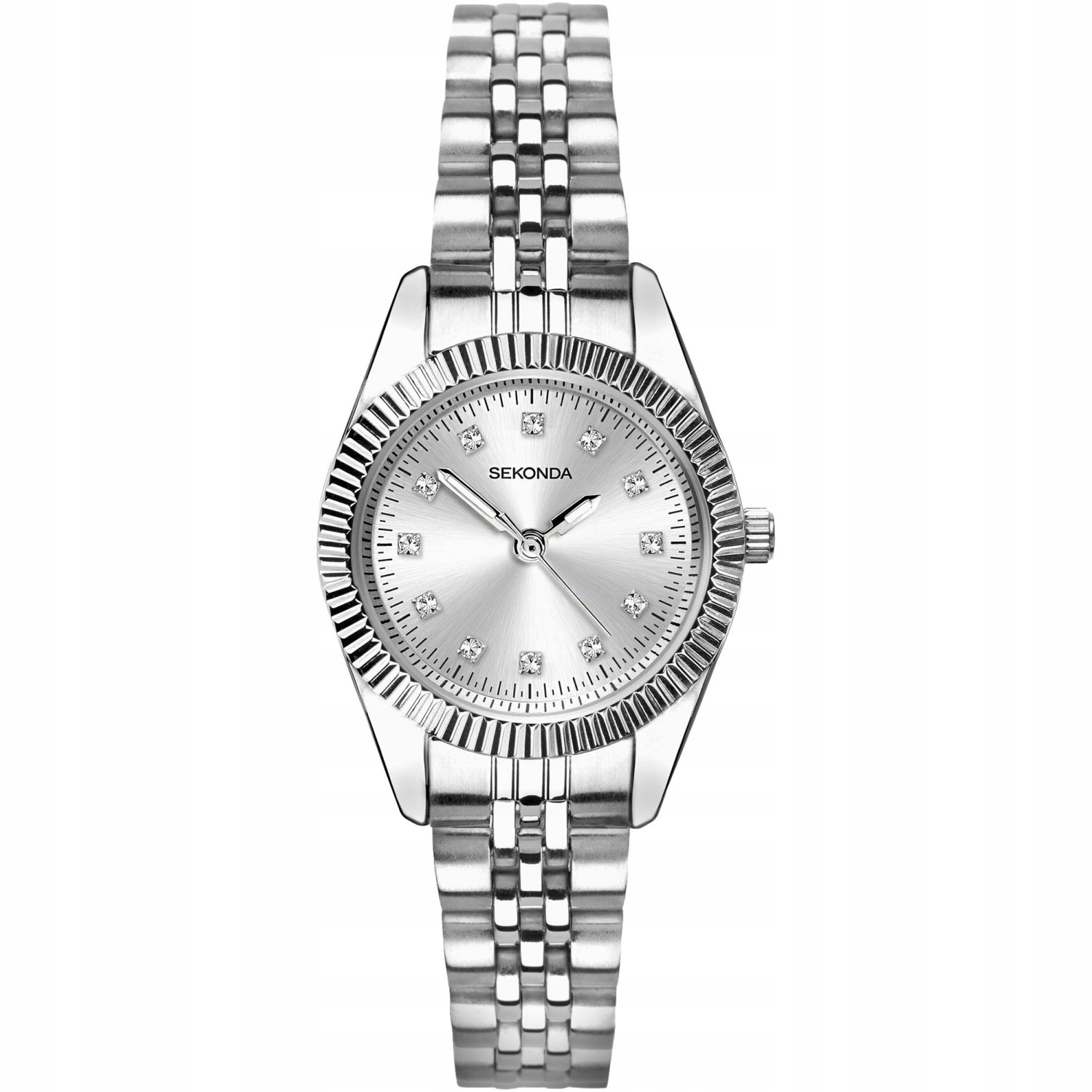 Dámské hodinky Sekonda 40689 Zirkony stříbrné
