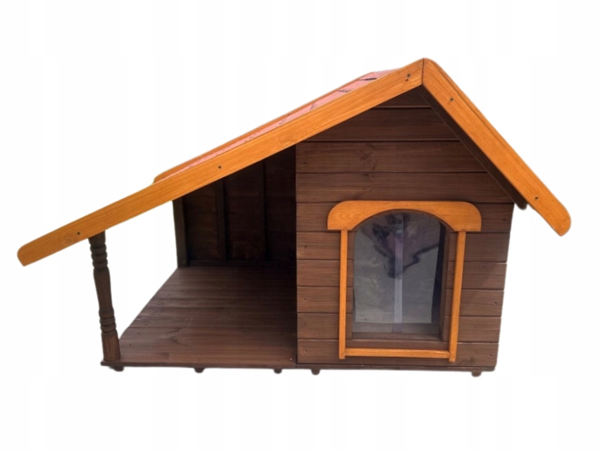 Levně Buda pro psa Budy XL 4 DOPORUČUJI!!Kotec Zateplená Celá Předsíň Terasa Asfaltový Šindel