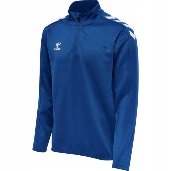 Sportovní mikina Hmlcore Xk Half Zip Poly Sweat modrá vel. XL