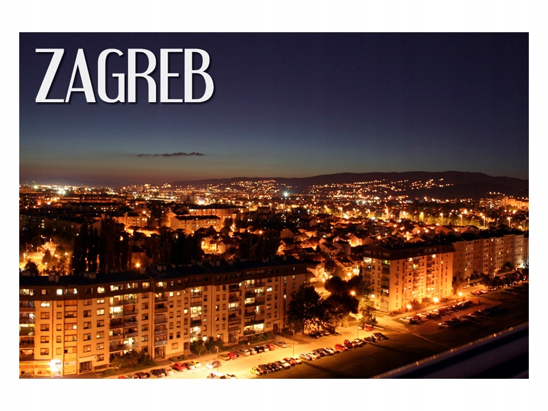 

Zagrzeb Panorama Magnes na lodówkę