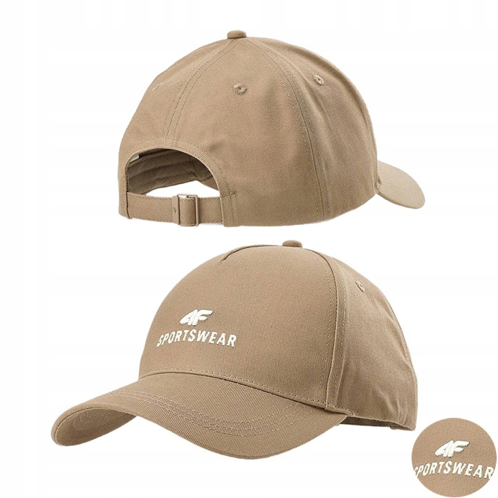 Czapka Z Daszkiem 4F Męska Bejsbolówka Sportowa Z Napisem L/XL