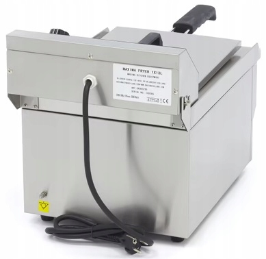 Frytkownica Elektryczna Gastronomiczna 13L z Kranem 3000W Maxima 09365230