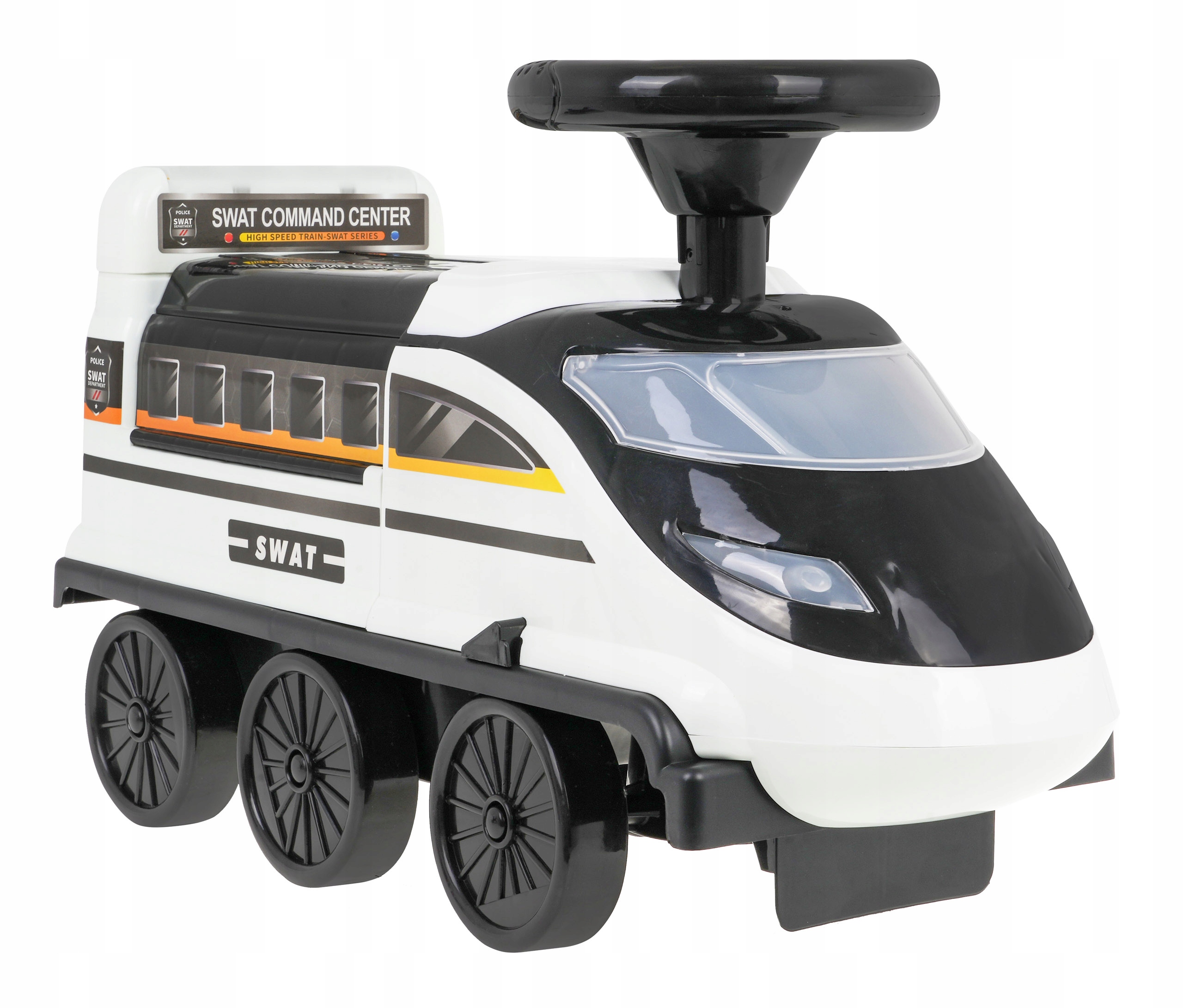 Policja Swat interaktywny jeździk dla dziecka parking policyjny