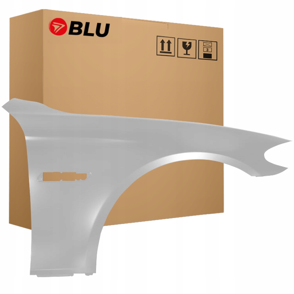 Blu Blatník Bmw 5 F10 F11 A83 pravý stříbrný 10-17 přední GlacierSilber