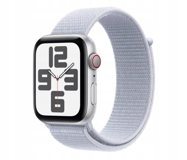 Smartwatch Lte Apple Watch Se 2 44/Srebrne Aluminum/Błękitny Pasek Lte