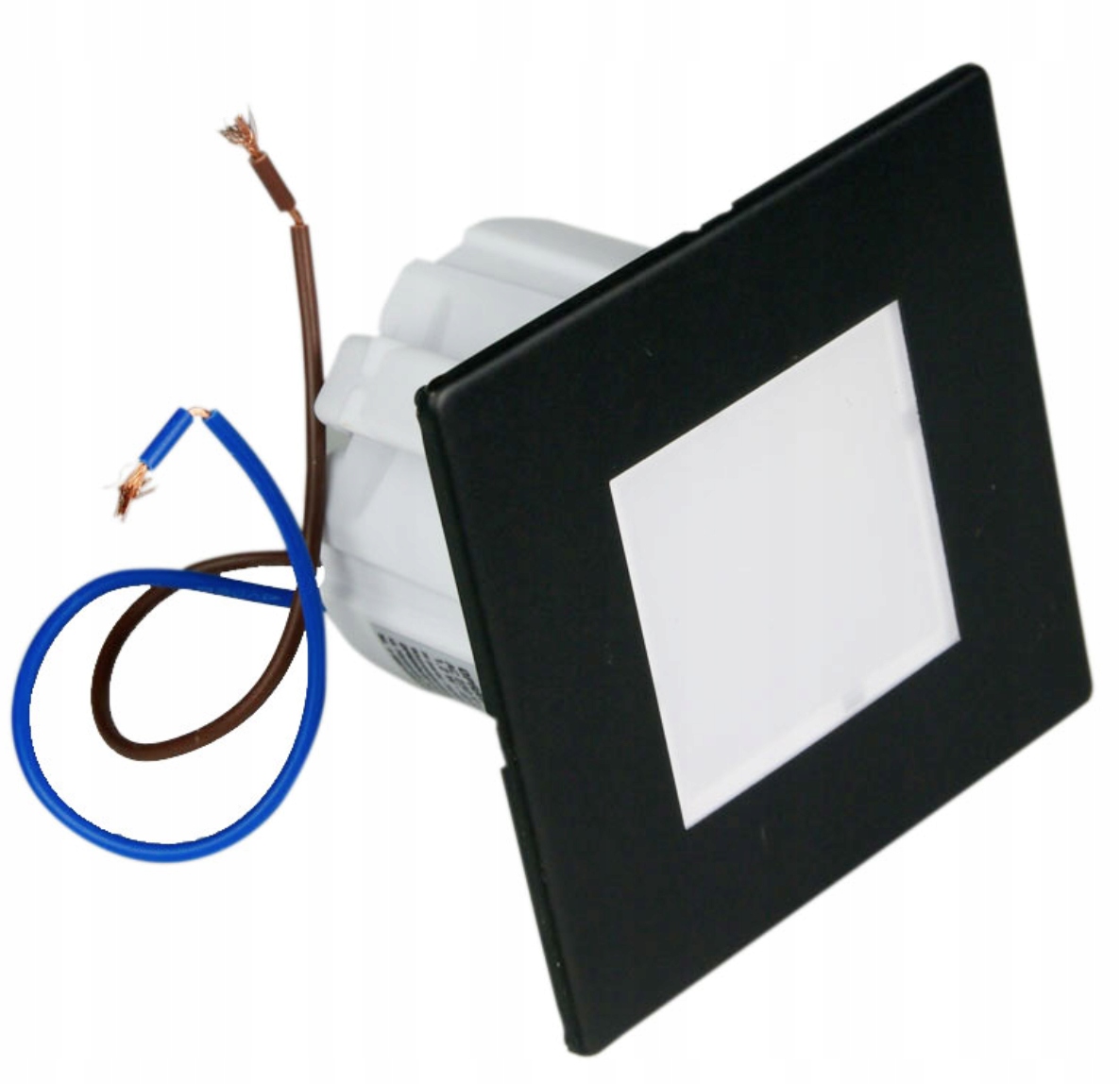 LED schodišťové svítidlo čtverec 1,2W černá mat 4000K za 202 Kč od WARSZAWA  - Allegro - (11659734049)