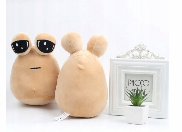 MÓJ ZWIERZAK KOSMITA POU SŁODKA ZABAWKA MIĘKKA MASKOTKA PLUSZAK 22cm Wiek dziecka 12 m +