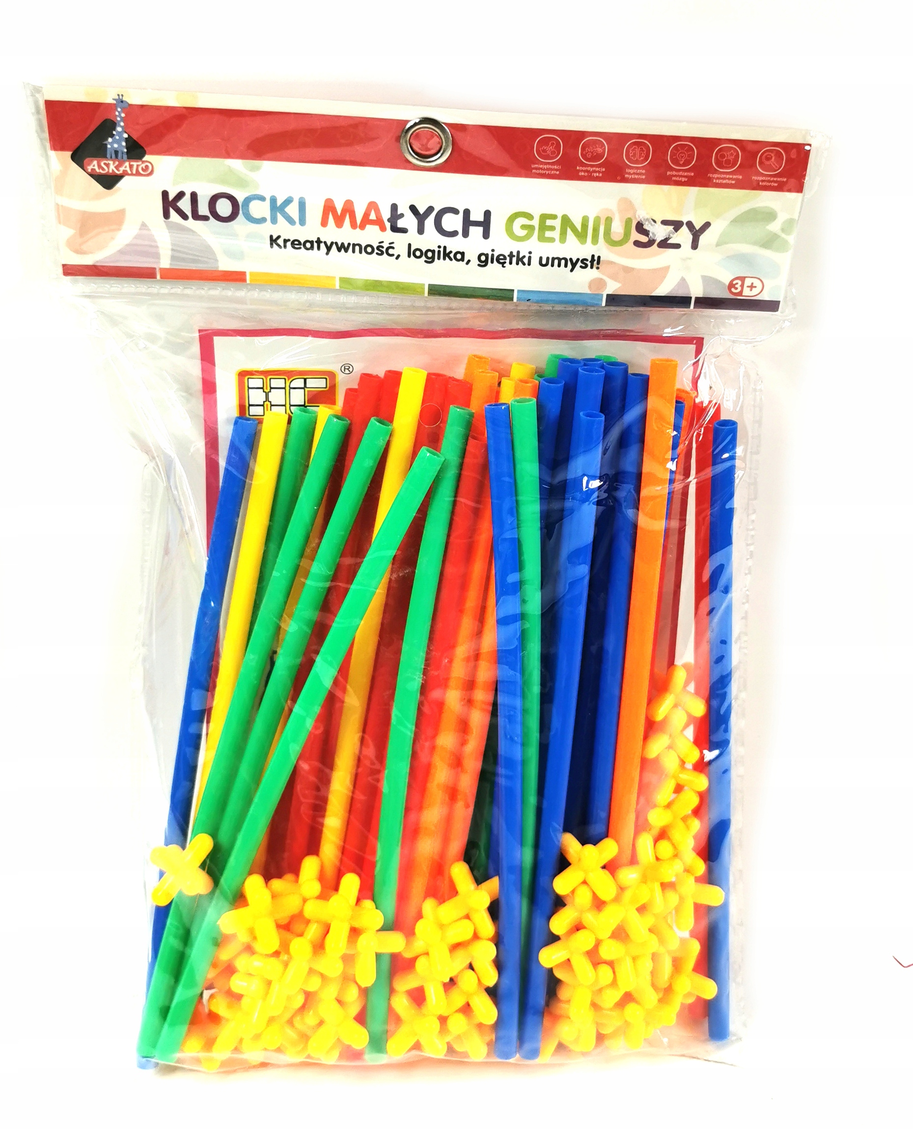 

107431 Klocki Małych Geniuszy Słomki 110 Elementów