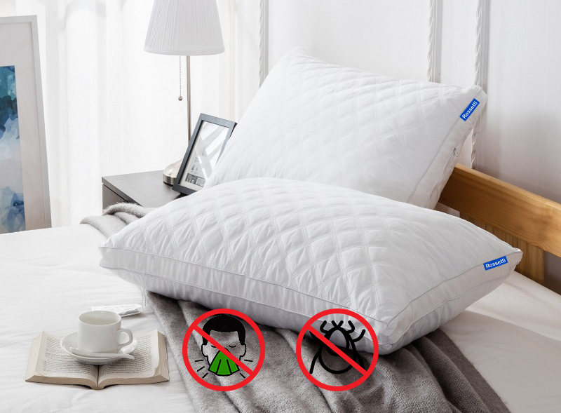 PODUSZKA ANTYALERGICZNA 40x80 PIKOWANA GRUBA A Marka Rossetti