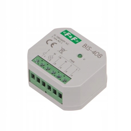 

Przekaźnik bistabilny do puszki 16A 230VAC BIS-408