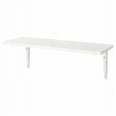 

Ikea Burhult/sibbhult Półka ścienna Biały 59x20 cm