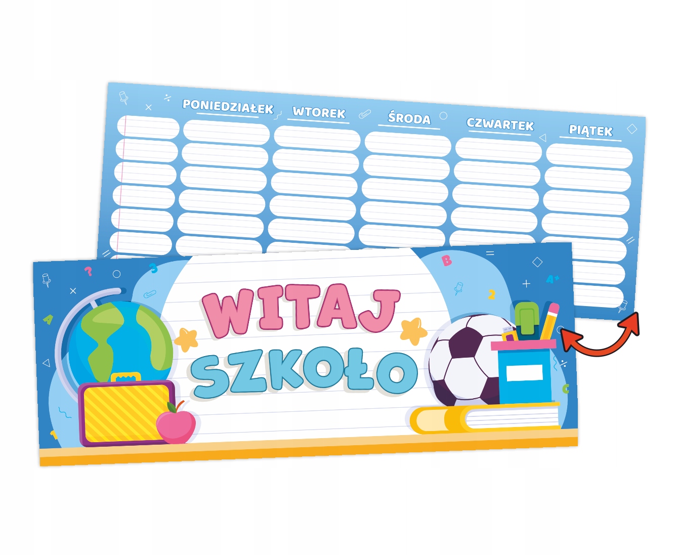 ZAKŁADKI DO KSIĄŻEK NOWY ROK SZKOLNY - WITAJ SZKOŁO (10 sztuk) - LearnHow Marka LearnHow