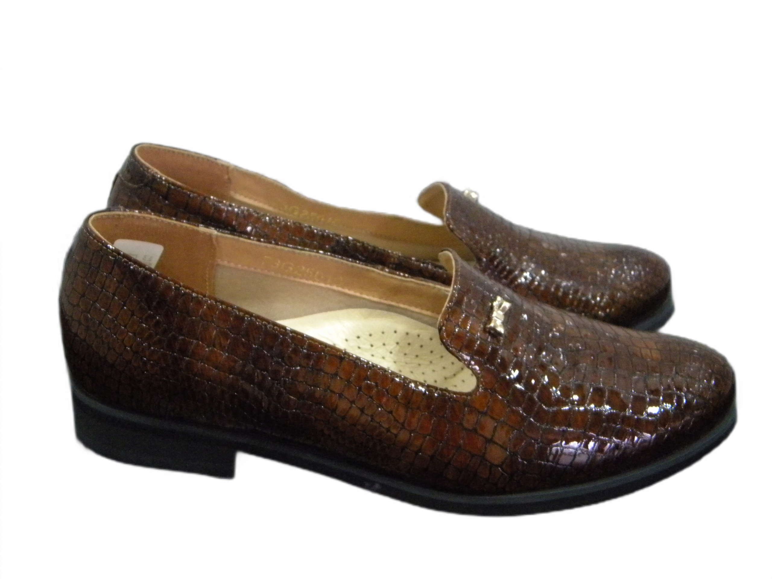 Dámské polobotky z lakované kůže 36 Lampert