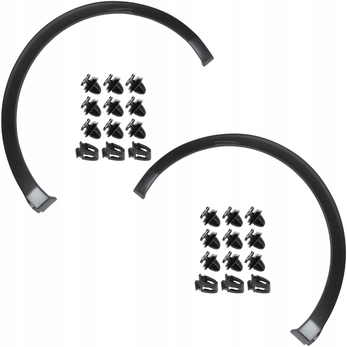 Peugeot 3008 2016-2020 Krytky Blatníku Lišty Pod Kola Komplet Zadní Spony