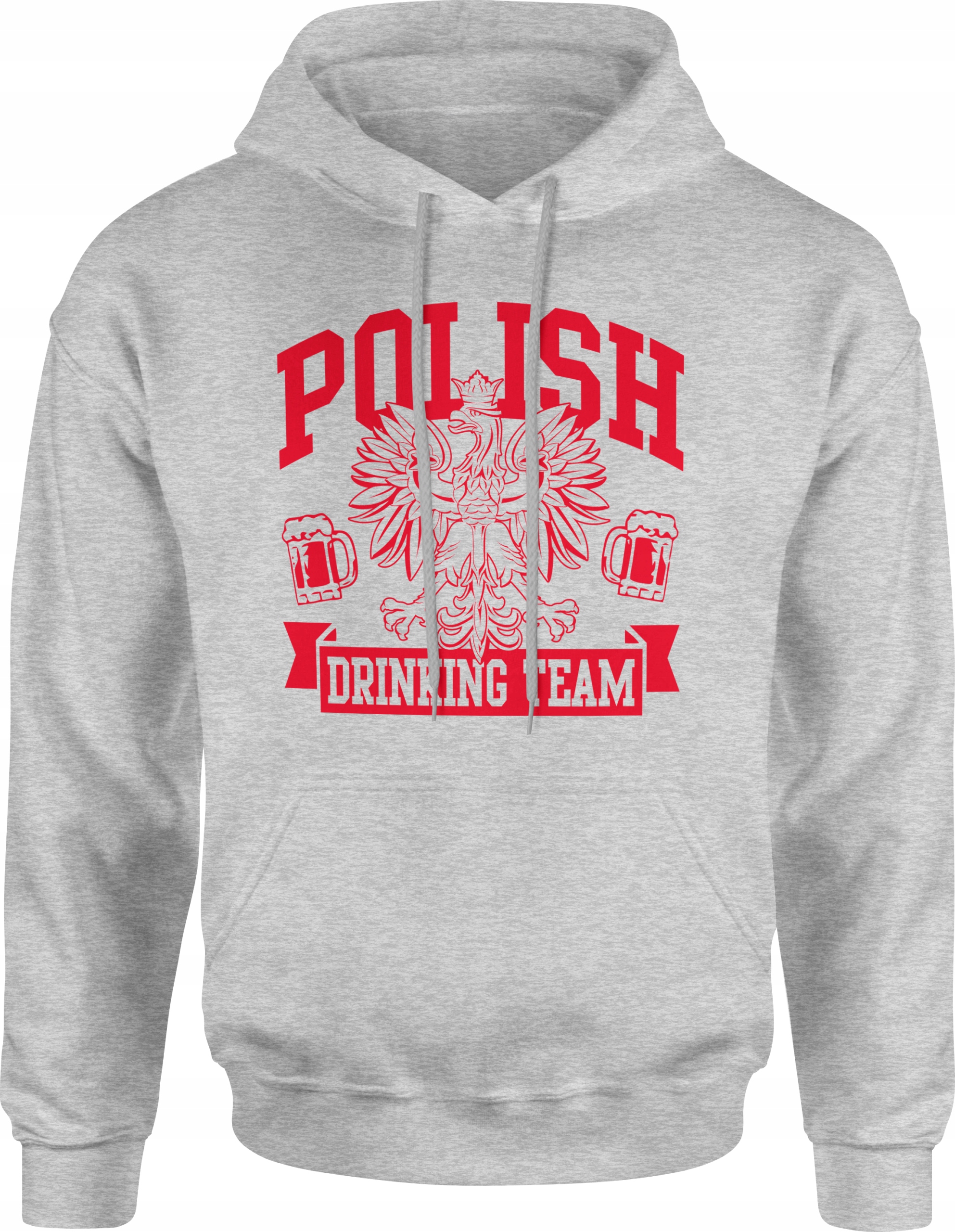 

Męska Bluza Z Kapturem Polish Drinking Team Rozm L