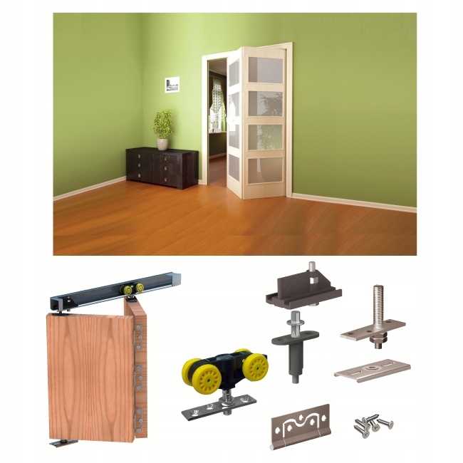 Komplet złączy do drzwi przesuwnych Valcomp
