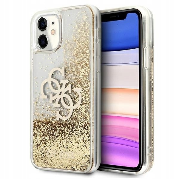 Guess GUHCN61LG4GGO iPhone 11 6,1" Xrzłoty/gold hardcase 4G Big Liqu
