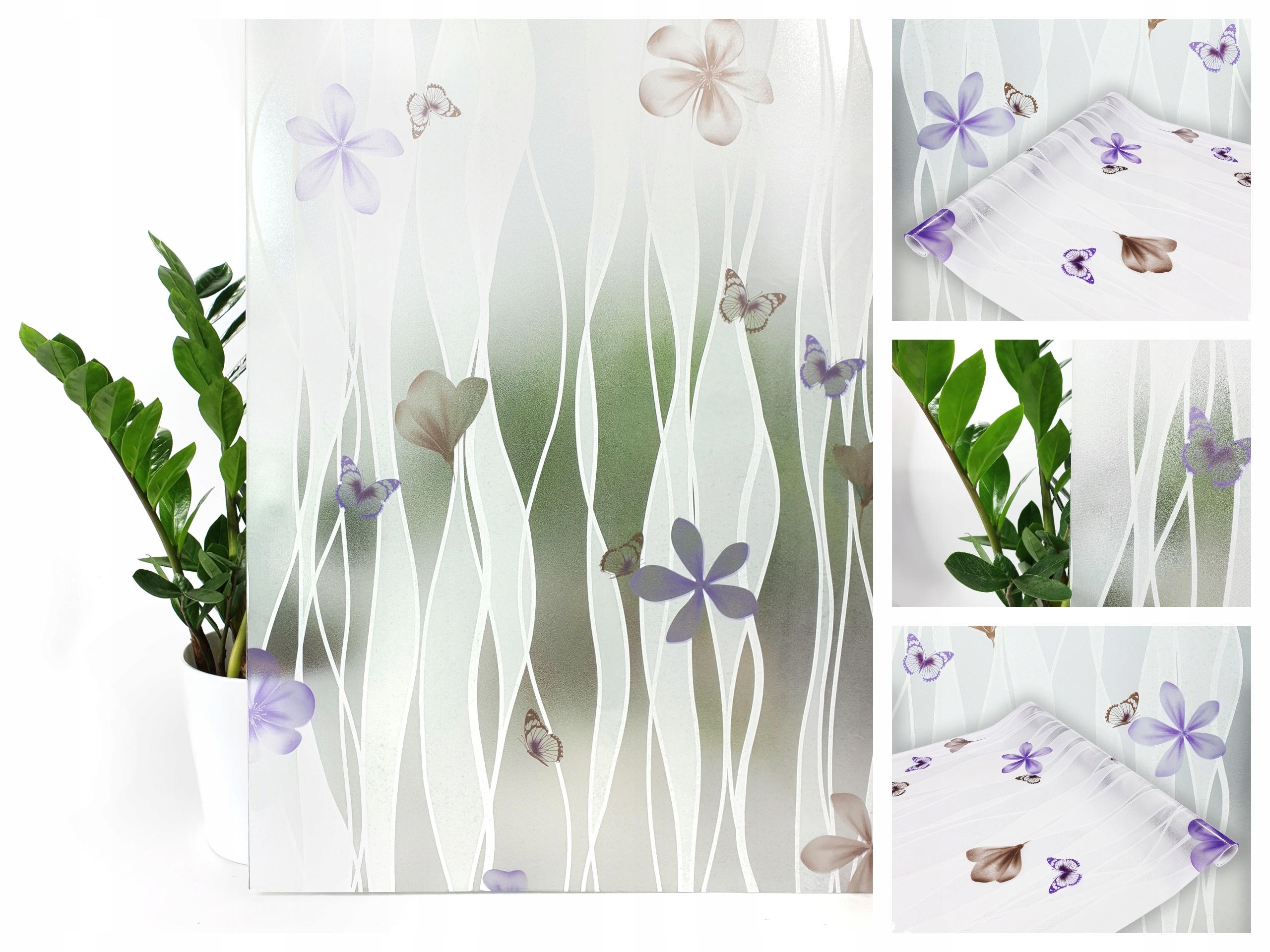 Oknová dyha Statická dekoratívna fólia na sklo Okno Rolka 90x990 Diy