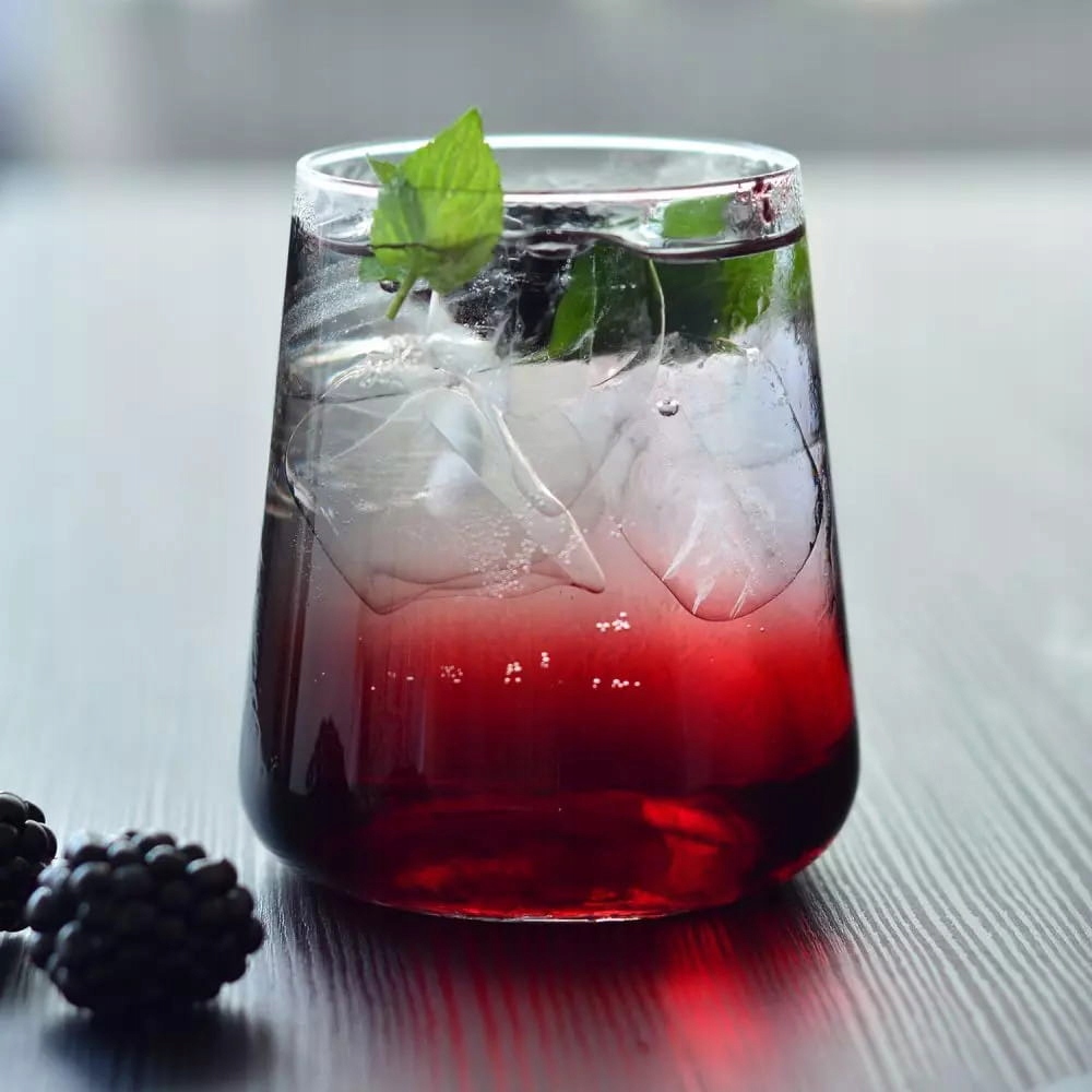 Nowoczesne Szklanki Avant-Garde Krosno 6 x 430 ml do Whisky Wody Drinków Pojemność 380 ml