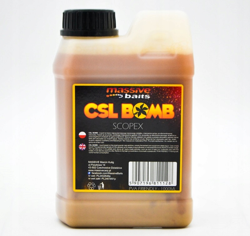 Massive Baits Liquid Csl Boomb Scopex 1000ml