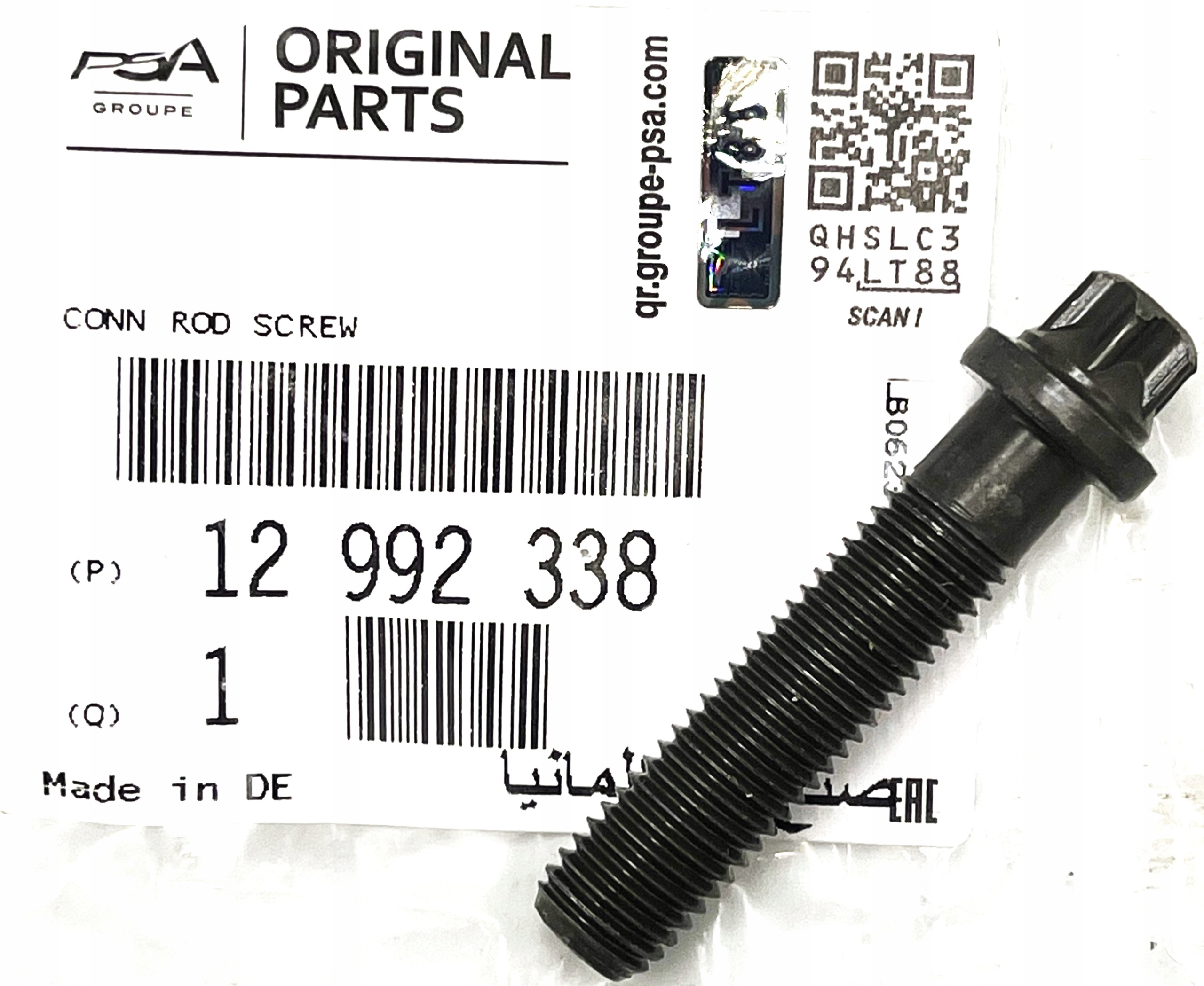 ŚRUBA KORBOWODU 1.4 1.6 1.8 16V XE XER XEP XEL LET 12992338