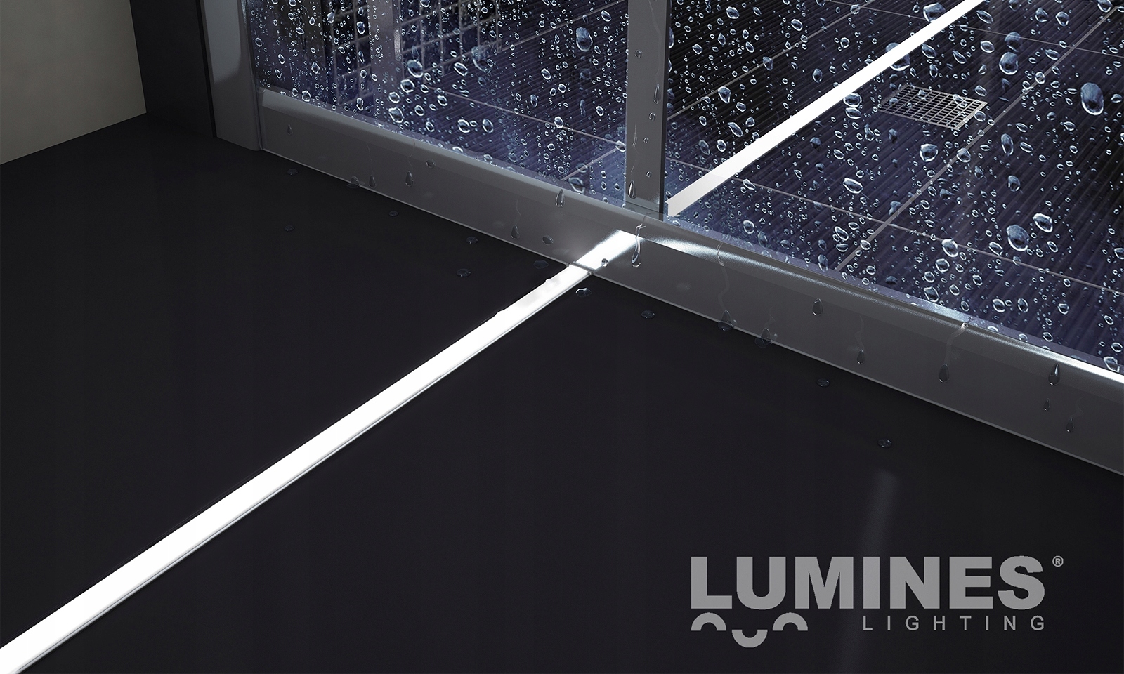 PROFIL DO TAŚM LED HERMETYCZNY IP65 z KLOSZEM 2m Kod producenta 2mterrab