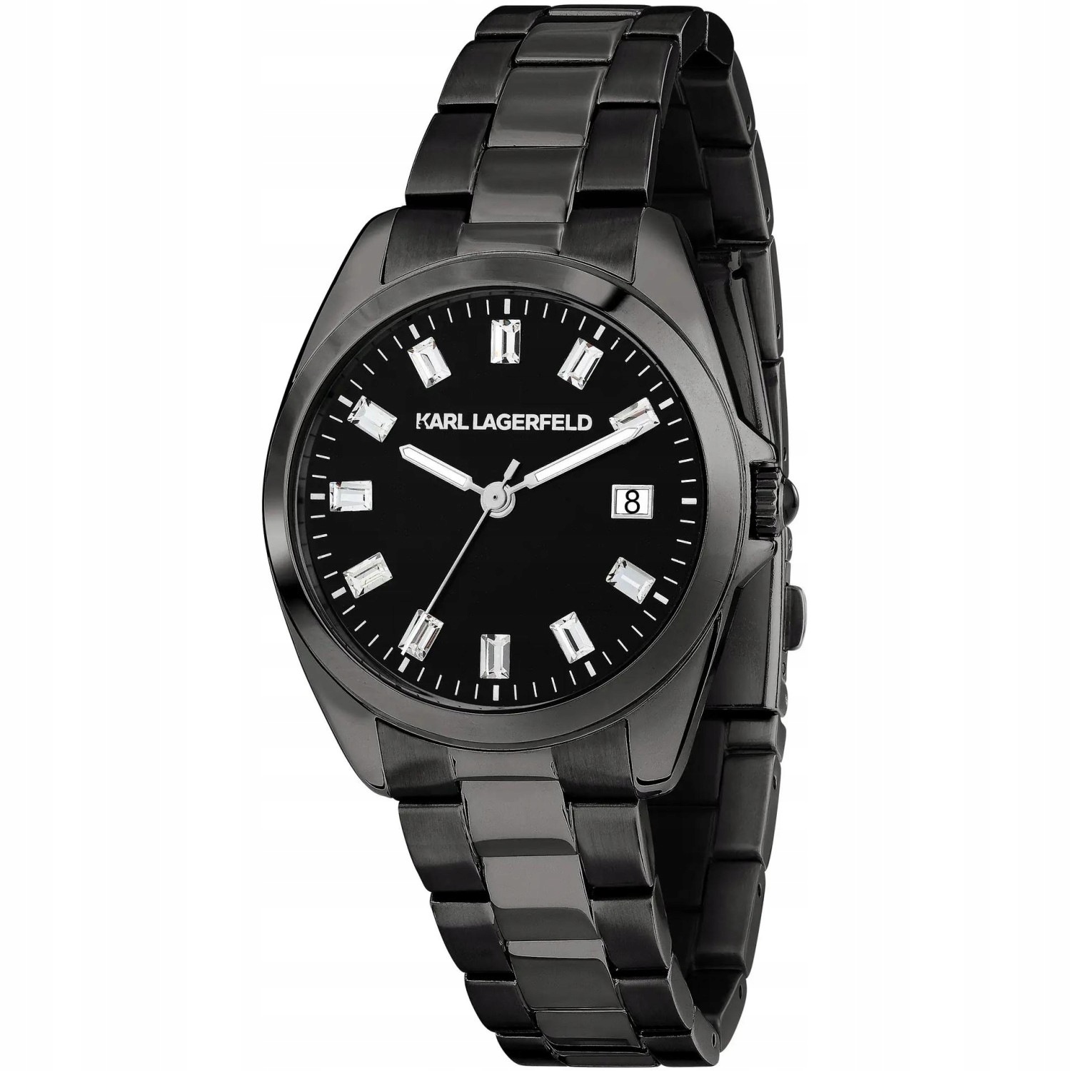 Dámské hodinky Karl Lagerfeld R0553101513 Zirkony černé