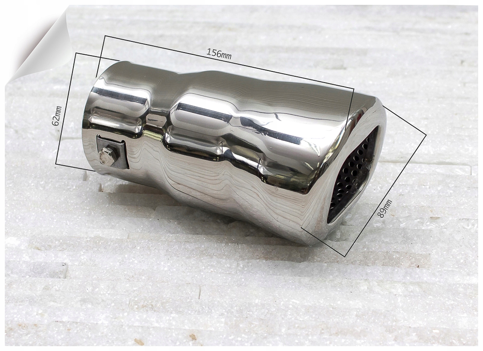 KONCOWKA WYDECHU NIERDZEWKA OTWOR MONTAZOWY 62MM Producer other