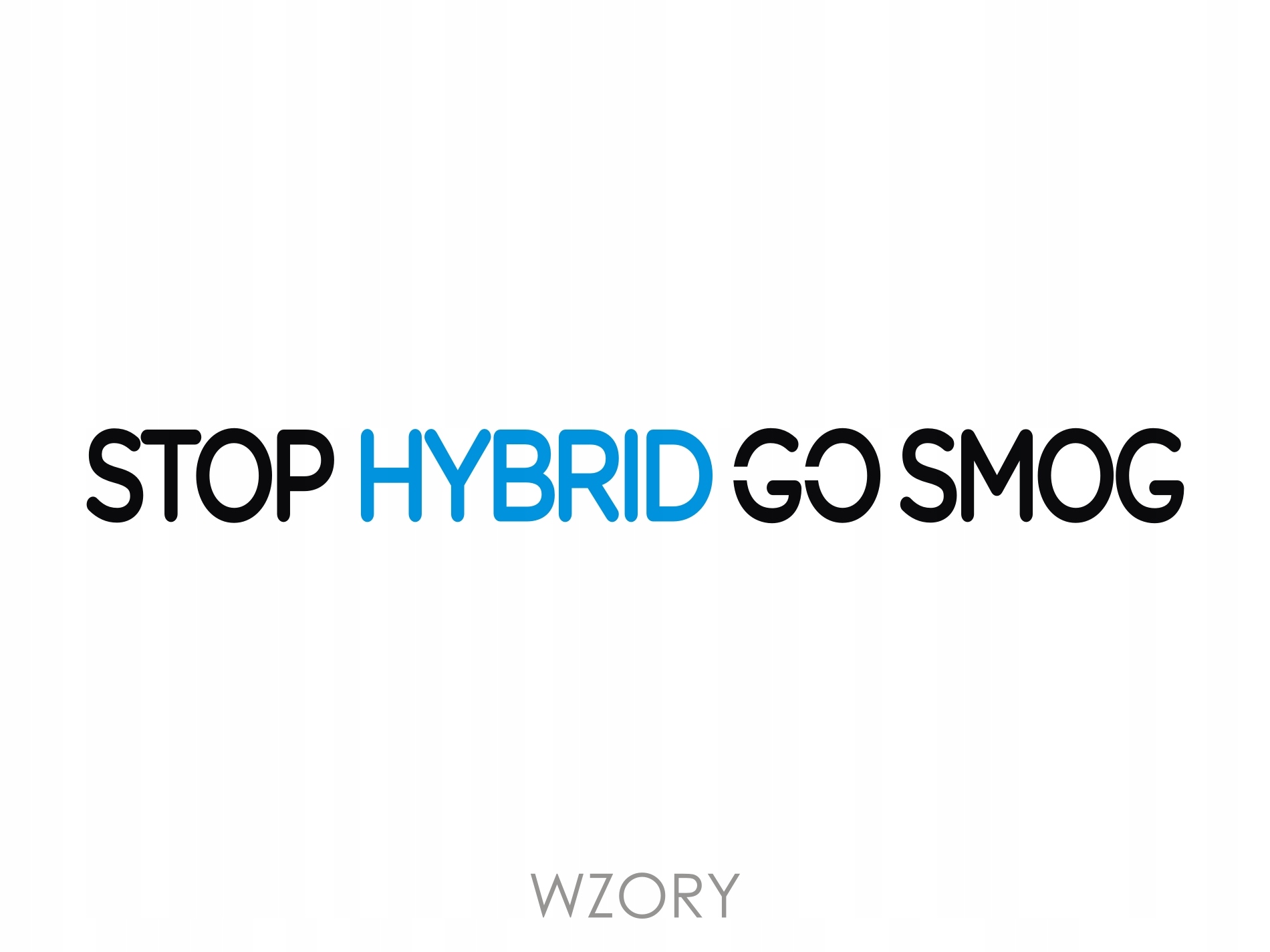 Naklejka na auto STOP HYBRID DIESEL PETROL wzory • Cena, Opinie • Folie